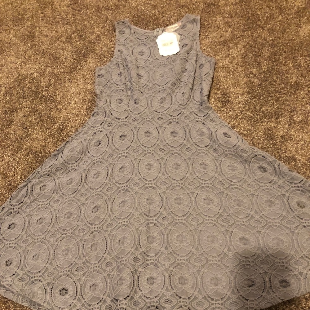 Gray mini dress